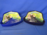 2 Lock-N- Litter Pans – Fits all Wire Cages – Rabbit, Ferrets & Chinchillas