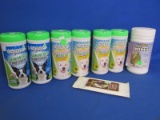 6 Espree Wipes: Paw Conditioning & Sunscreen, 1 Coat-Shine Wipes & Bit Wipes (Horse)