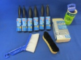 Pet Hair Lint Rollers (6) & 4” Refill, Magicoat  (Pet Hair) Clean Up & 2 Soft Brushes