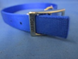 Coastal 24” L Blue Nylon Dog Collar