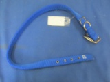 Hamilton 32” L x 1” W Deluxe Nylon Dog Collar – Blue