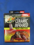 150 Watt Ceramic infrared Heat Emitter for 50-100 Gallon Terrrariums