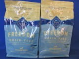 2  4 Lb Bags of Blue Freedom Grain Free Puppy Food – Blue Buffalo