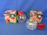 2  Ware Clear Little Red Hen Treat Wobblers – New in Boxes