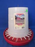 Little Giant Hanging Poultry Feeder -Approximately 12 x 12 x 11.5 inches – holds 11 lbs