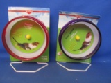 2 Kaytee Silent Spinner 6.5” Exercise Wheels – For Gerbils, Hampsters & other small animals