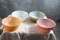 4 Vintage Fire King Glass Cereal Bowls