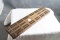 WWII Ship Crafted Cribbage Board Measures 13 1/2