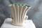 Rumrill Pottery Ivory & Turquoise Glaze Vase with Original Label 6