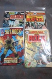 4 Vintage DC Comic Books SGT. ROCK Super Soldiers 1974 20 Cent & Up