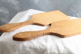 Pair of Gnocchi Wooden Boards Paddle Pasta Makers Chicken Gnocchi Soup