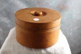 Antique Birdseye Maple Wood Collar Box 7