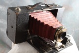 Antique Kodak No. 3-A Folding Brownie Camera Red Bellows