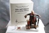Norman Rockwell Figurine BIG MOMENT Saturday Evening Post Cover 1979 IN BOX