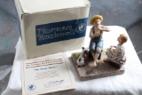 Norman Rockwell Figurine THE MUSIC MASTER Rockwell Museum COA 1980 Box