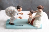 Norman Rockwell Figurine BABY'S FIRST STEP Rockwell Museum COA  1979 Box