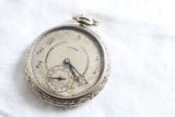 Antique Illinois 14k Gold Fill Case Pocket Watch Working Condition 1938-1948