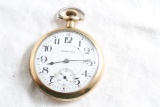 Antique Hampden Pocket Watch with 25 Year Illinois Watch Case WORKS