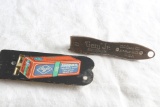 Vintage AGFA Film Adv. Tin Whistle & Gem Jr. Nail Clipper Pat Aug 21, 1922