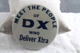 Vintage DX Gasoline Station Pinback 3