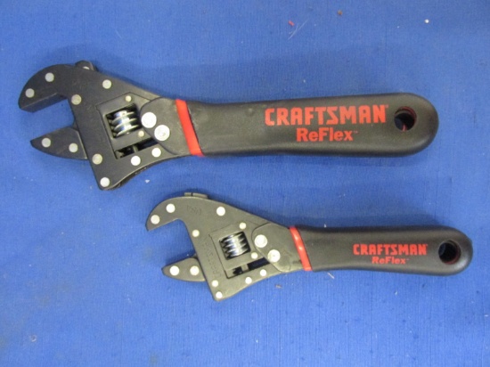 Craftsman 45784 2 Piece Adjustable Reflex Wrench Set USA