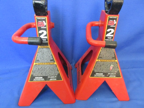 Torin Big Red Jacks 2 Ton Jack Stands Pro Series Pair – Very Good Used Condition