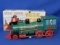 Battery Operated Whistling Locomotive by Marx in Original Box – Works – 14” long
