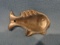 Vintage Cast Aluminum Fish shaped Ashtray - Douglas & Co, Manitowoc, Wis.