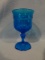 Cobalt Blue Glass Goblet - Unknown maker/pattern - Excellent condition