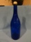 1.5L Cobalt Blue Bottle - Metal Cap - Excellent condition - Nice decor