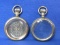 2 Vintage Pocket Watch Cases – 1 marked “Trade Mark 786” w a Crescent Moon & Star