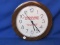 Schelen Gray Auto Electric Plastic Wall Clock