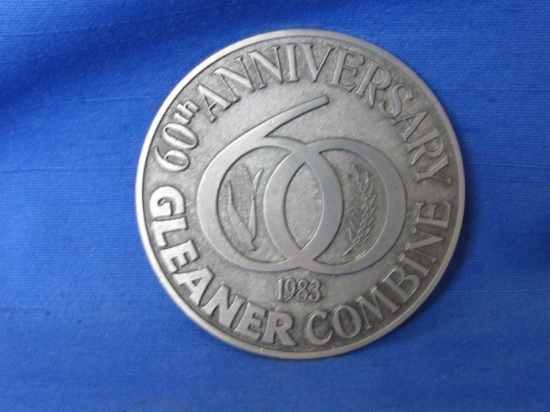Gleaner Combine 60th Anniversary Belt Buckle #4737