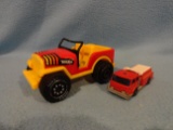 2 Toy Vehicles - Lesney & Tonka - Lesney Matchbox Series No.29 Fire Pumper Truck
