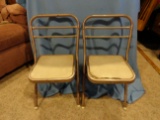Pair of Vintage Children's Folding Chairs - Hampden Specialty Prod. Corp.