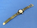 Vintage Hopalong Cassidy Wristwatch with Original Band – Not Running