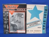 2 Catalogs: 1937 Delta Quality Tools & 1938 Blue Star Woodworking Machines