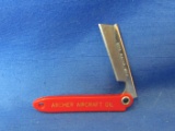 Archer Aircraft Oil Razor Knife