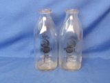 Marigold Quart Milk Bottles (2)
