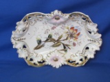 Porcelain Flowered Dish – Numbered 7123 126
