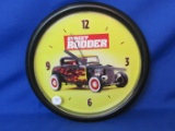 Street Rodder Plastic Wall Clock