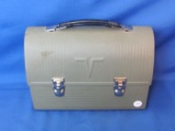 1950's Thermos Brand V Metal Dome Lunch Box