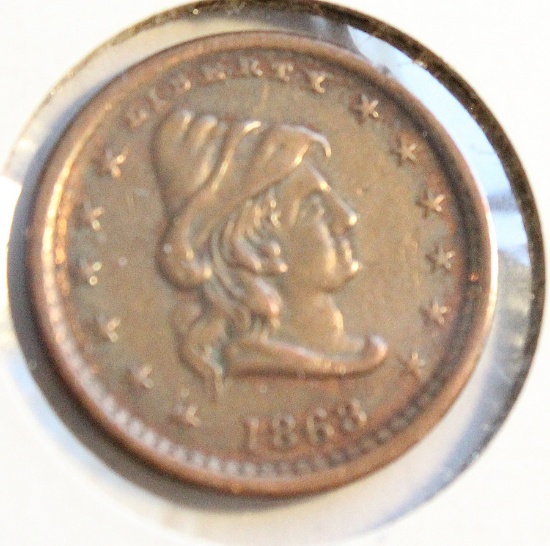 1863 Civil War Token OUR ARMY