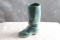 Vintage Rosemeade Turquoise Stoneware Boot Measures 4