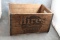 Vintage HIRES ROOT BEER Wooden Crate Box