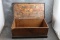 Antique Wooden Child's Tool Chest Measures 17