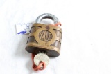 Antique YALE Padlock with Key