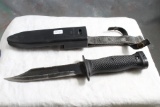 U.S. Navy Diver's Knife in Sheath MK 3 MOD O USN 11 1/2