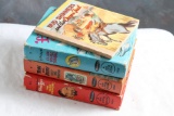 4 Children's Books, 1949 Bud Shinners and the Oregon Trail & 3 Big Little Books