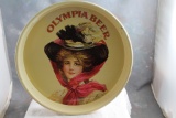 Vintage OLYMPIA BEER Metal Tray 13 1/4
